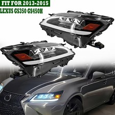 For 2013 2014 2015 Lexus GS GS350 GS450h LH & RH TRIPLE LED Headlight UPGRADE