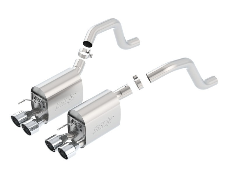 Borla S Type II Axle Back Exhaust for 2006-2013 Chevrolet Corvette Z06/ZR1 V8
