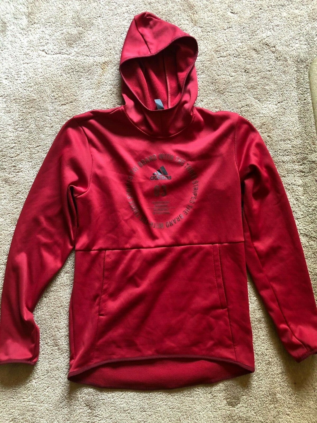 the brand with the three stripes sweatshirt