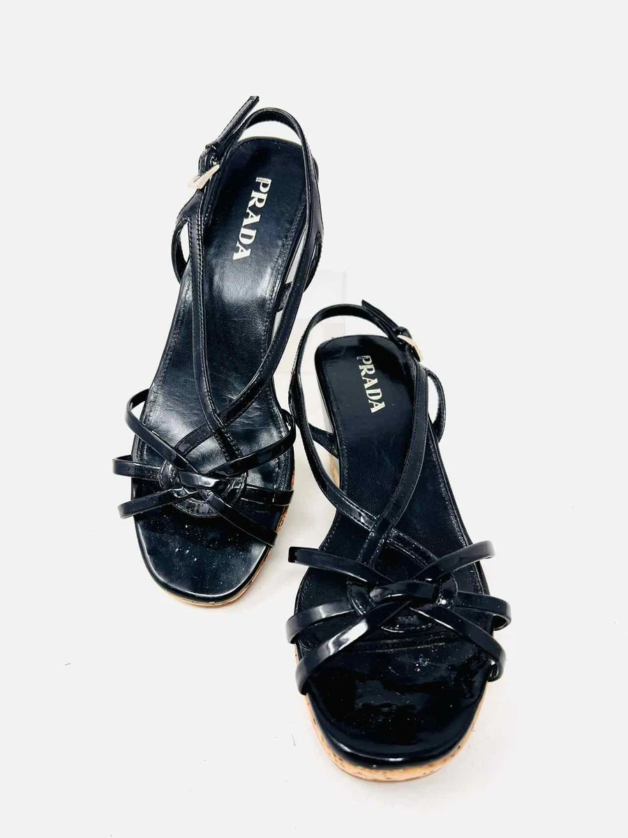 PRADA Women's Patent Leather Sandals and Flip Flops for sale | eBay