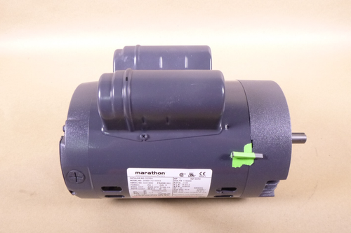 New 1 HP Marathon Electric Motor 1725 RPM 56C Face Mount 115/230V ...