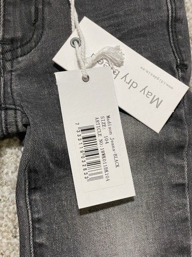 Kids Denim Jeans - I Dig Denim Faded Black Madison Jeans Unisex Size 104 - Picture 6 of 10