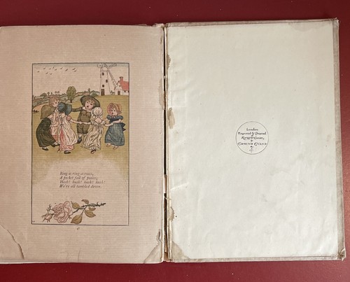 Vintage Mother Goose Kinderreime 1881 Kate Greenway 1. Auflage - Bild 13 von 15