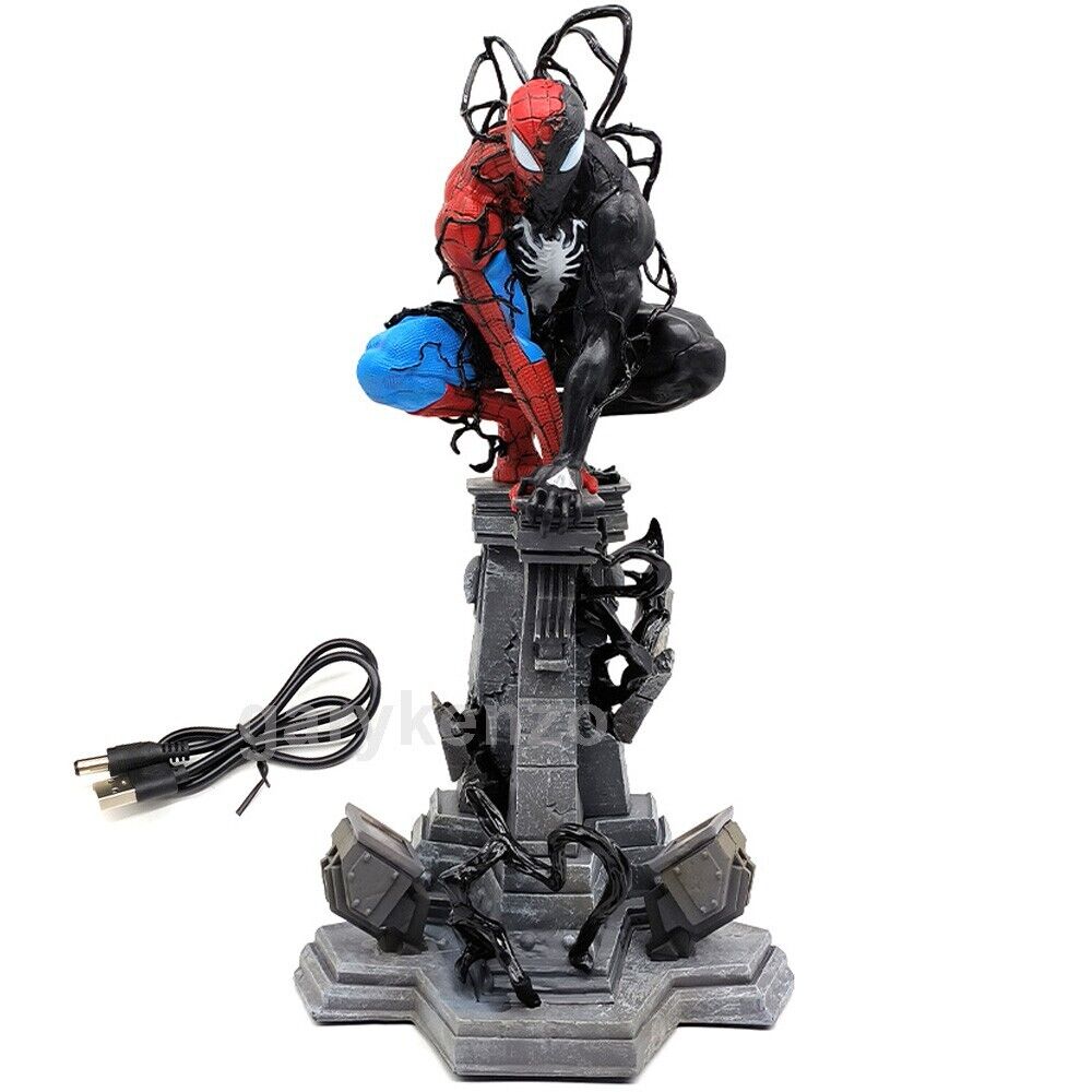 Symbiotic Spider-Man Venom Figure LED 15in Statue PVC Marvel Symbiotic Spider-Man Venom Figure LED 15in Statue PVC Marvel