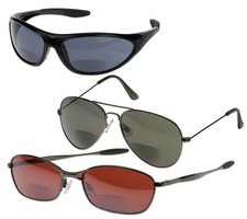 Bifocal Sunglasses Full Lens Magnified Tinted Sun Readers Reading Glasses UV400