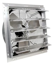 VES Shutter Exhaust Fan, Box Fan, with 9 Foot Cord 3 Speed 12",16",20",24" Size