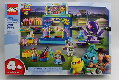 Lego Disney Pixar Toy Story 4 DukeBuzz & Woody's Carnival Mania Set 10770