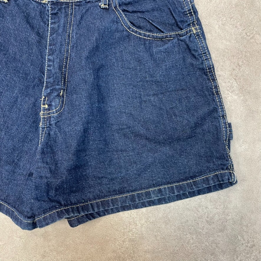 Tommy Girl Denim Shorts Womens Jorts USA Baggy 90s Vintage Bottoms, Blue 32" image 2