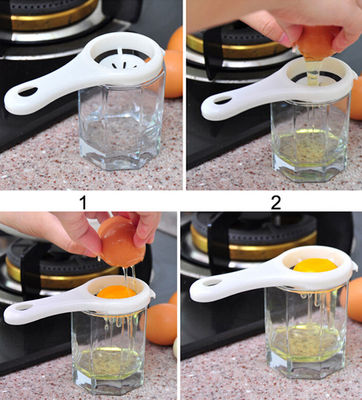 2X  Egg Seperator Separator Kitchen Cooking  Gadget Sieve Too S**D#