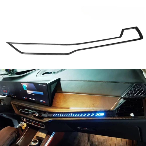 For BMW X5 G05 LCI 2024+ Dry Carbon Fiber Interior Full Set Accessories Kit Trim - Picture 2 of 15