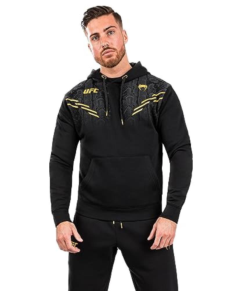 (TG. S) Venum UFC Adrenaline Men's Replica Pullover Hoodie - Campione - S - NUOV