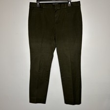 Banana Republic Women's Slim Sloan Curvy Fit Pants 215801 Mistletoe Green Sz. 10
