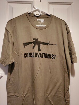 Ranger up mens t shirt conservationist 
