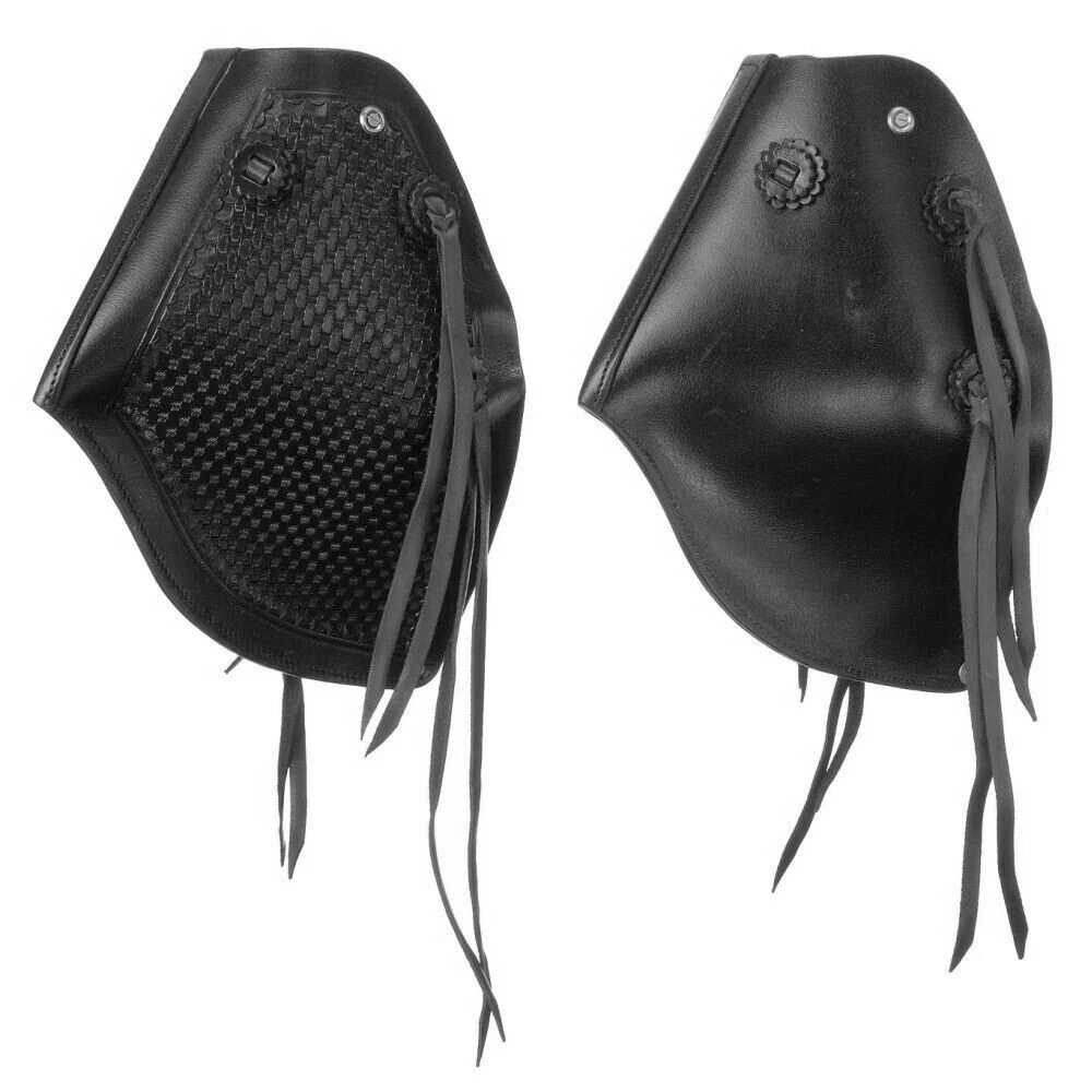 Tapaderos En Cuir Fait Main Pour étriers – Équipement Western Occasion