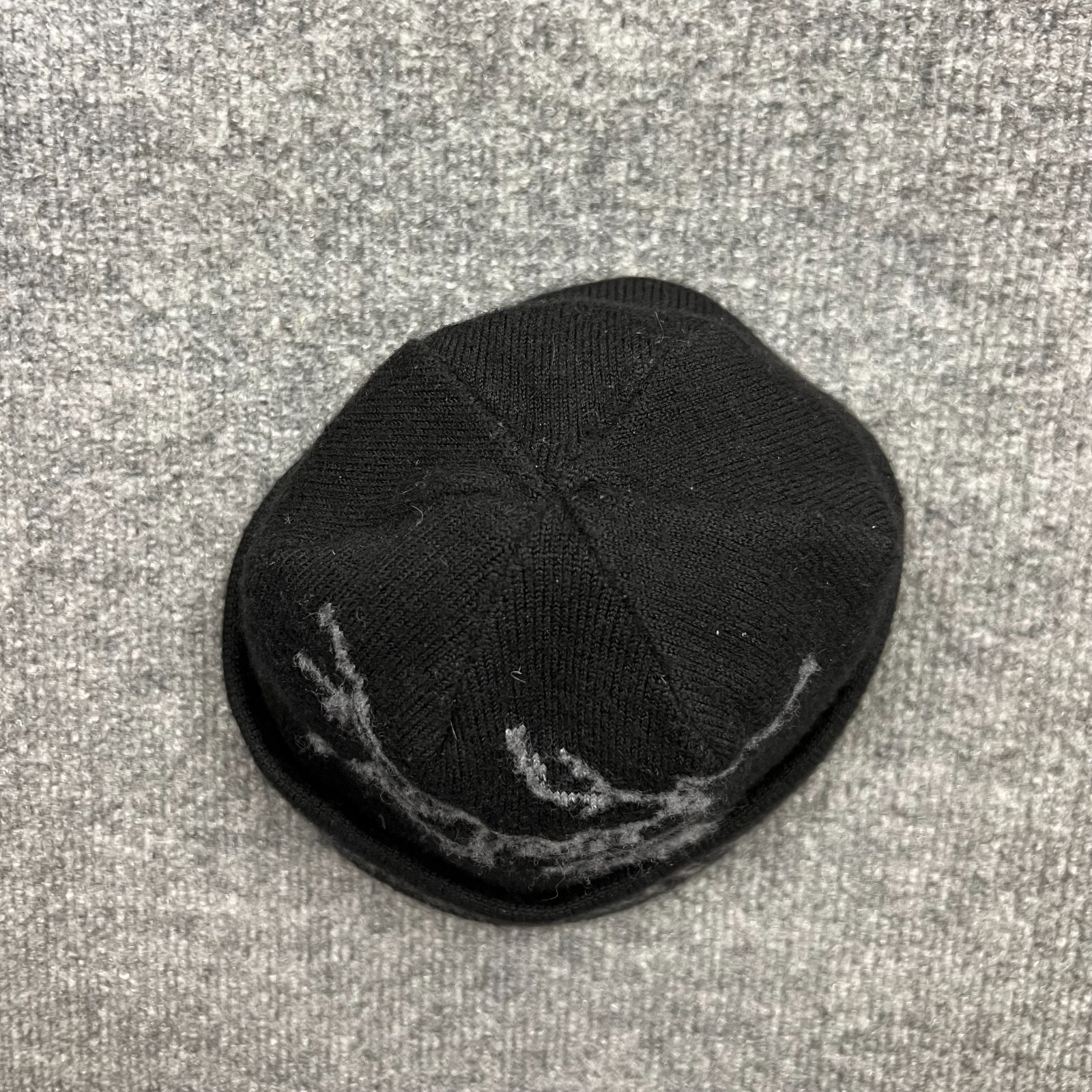 Cappello Arc'Teryx Rolling Word berretto adulto taglia unica nero bianco misto lana RARO