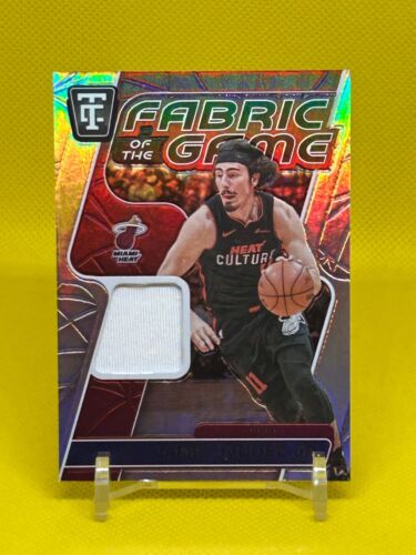 2024-25 Panini Totally Certified Fabric of the Game Jaime Jaquez Jr /99 READ