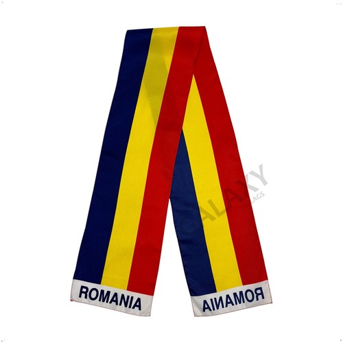 Romania Scarf / Romania Flag Scarf / Romania Scarves - Picture 3 of 5