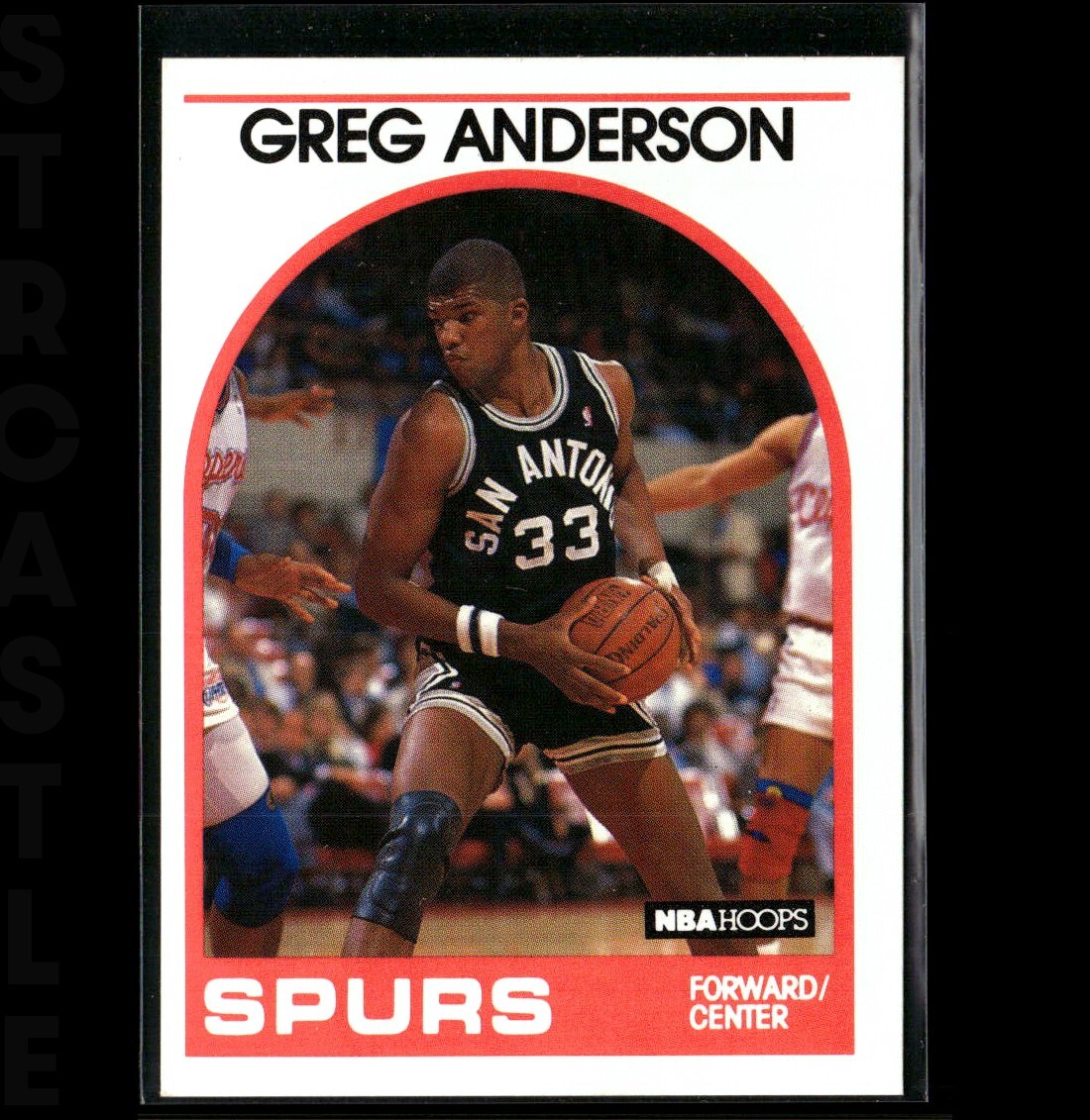 Greg Anderson 1989-90 NBA Hoops #7 San Antonio Spurs 🏀 Basketball Card