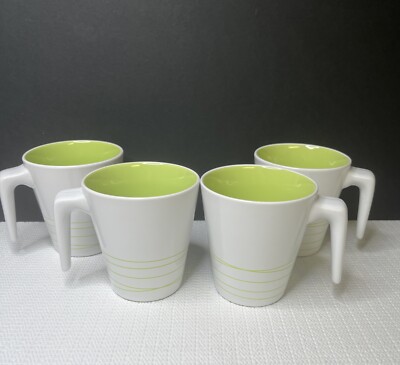 IKEA Hurting White & Lime Green 15199 10 Ounce L-Handle