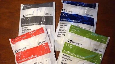 Cardinal Health TED Anti-Embolism Stockings Socks KNEE LENGTH PAIR Various sizes