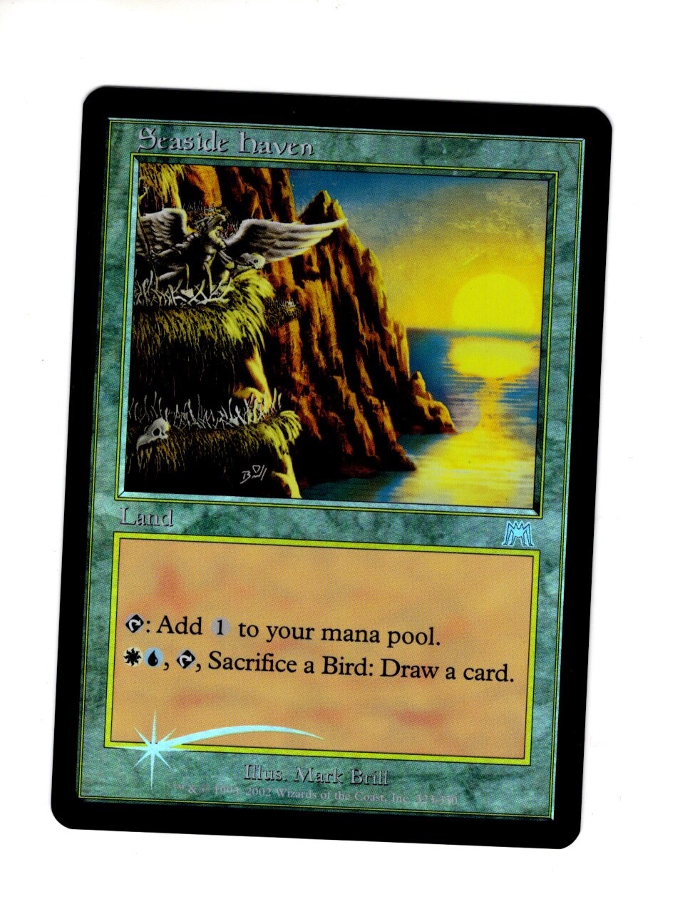 Seaside Haven Onslaught FOIL NM- light clouding MTG Magic the Gathering
