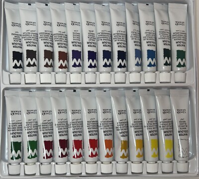 Aquarellfarben Set Tube 24 Stück ungiftig