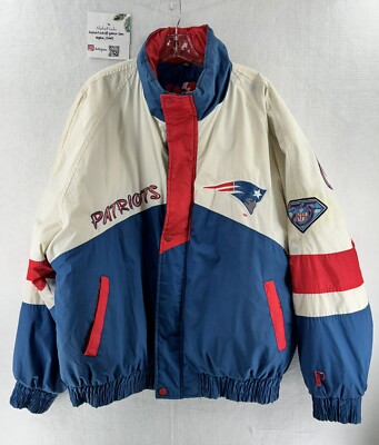 New England Patriots 90s pro player jacket by Daniel Young Size XL