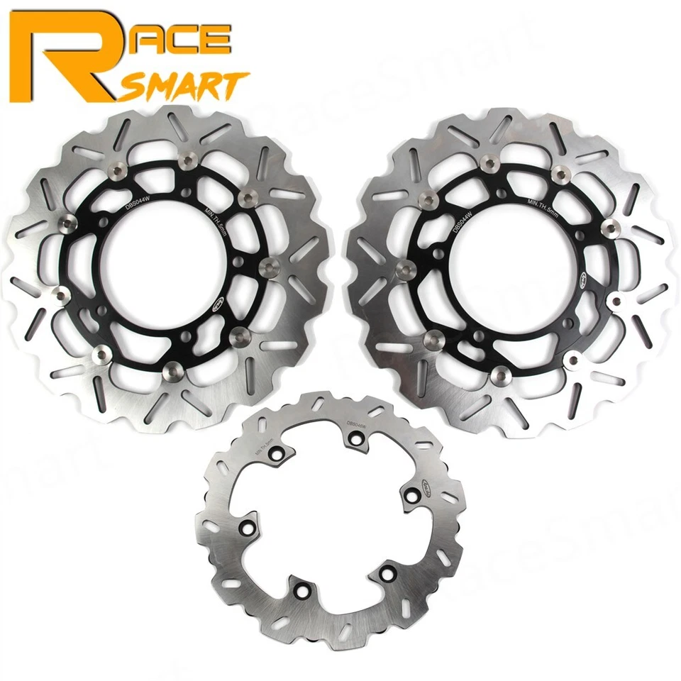 Rotores de freno delanteros traseros y pernos de montaje para Suzuki B-King GSX1300BK 2008-2010 Foto 3 de 4