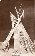 Chicago Illinois Museum Natural History-Indian Tent-Tipi