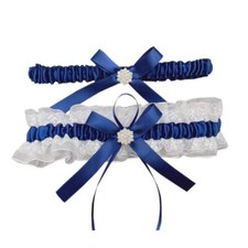 2 Pieces Lace Bridal Garter for Bride with Toss Away Stretch Wedding Garter S...