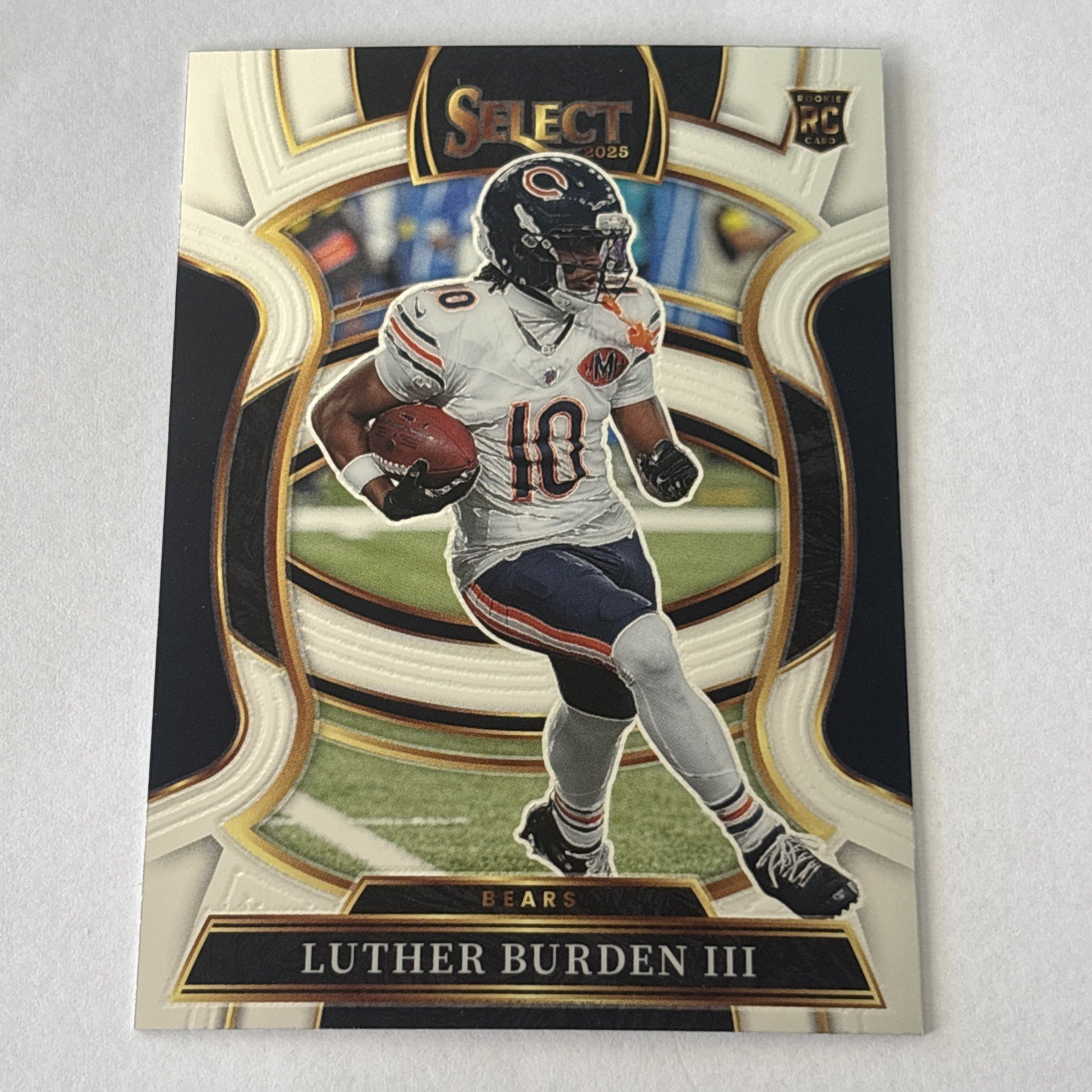 2025 Panini Select Luther Burden III RC Concourse Chicago Bears #72 Rookie