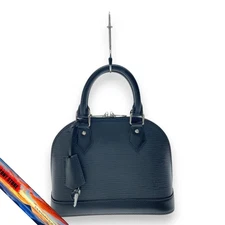 Louis Vuitton Alma BB Handbag Epi Leather Black M24645 Stylish Compact Bag