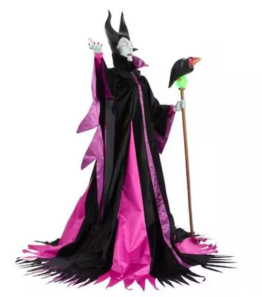 Disney Maleficent 6.5 FT Animated LED Halloween Decoration  same day shipped