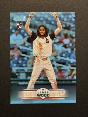 2025 Stadium Club James Wood (RC) Light Blue Parallel - #175 (NOTE: Soft Corner)