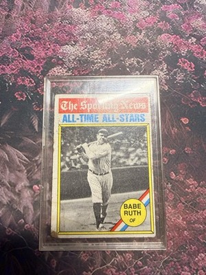 1976 Topps - The Sporting News AllTime All-Stars Babe Ruth #345