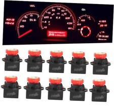 T10 194 168 LED Instrument Panel Gauge Cluster Dashboard Lights Bulbs with Red