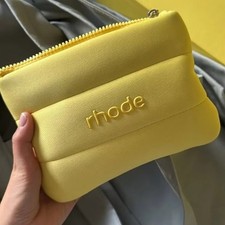 RHODE Cosmetic Pouch Makeup storage Bag Lemon...