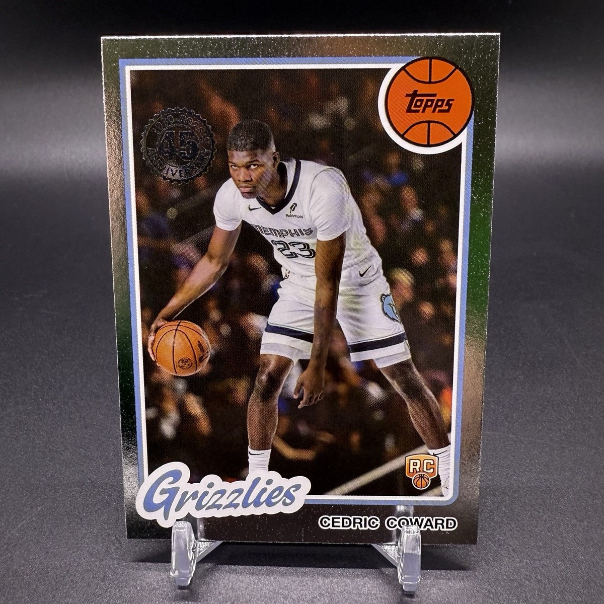 2025-26 Topps Cedric Coward RC 45th Anniversary 80BK-58 Rookie