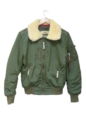 Mens Alpha Industries Bomber Jacket Injector III Aviation