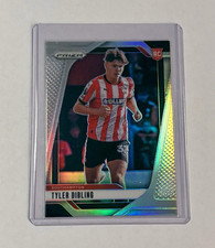 2024-25 Panini Prizm Premier league Soccer Tyler Dibling Silver Rookie Card. rookie card picture