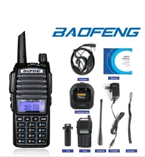 Baofeng UV-82L Two-way Radio VHF/UHF Dual PTT Dual Standby 2000mAh, Headset