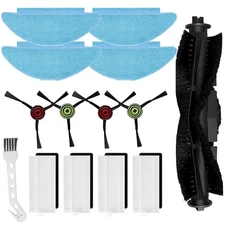 For Tikom Laresar Lubluelu Robot Vacuum Main Roller Side Brush Filter Mop Cloths