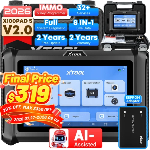 XTOOL X100 PAD S V2.0 IMMO Key Programming Full System Scanner Diagnostic Tool
