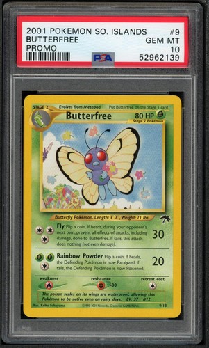Butterfree graded PSA 10 for sale on eBay