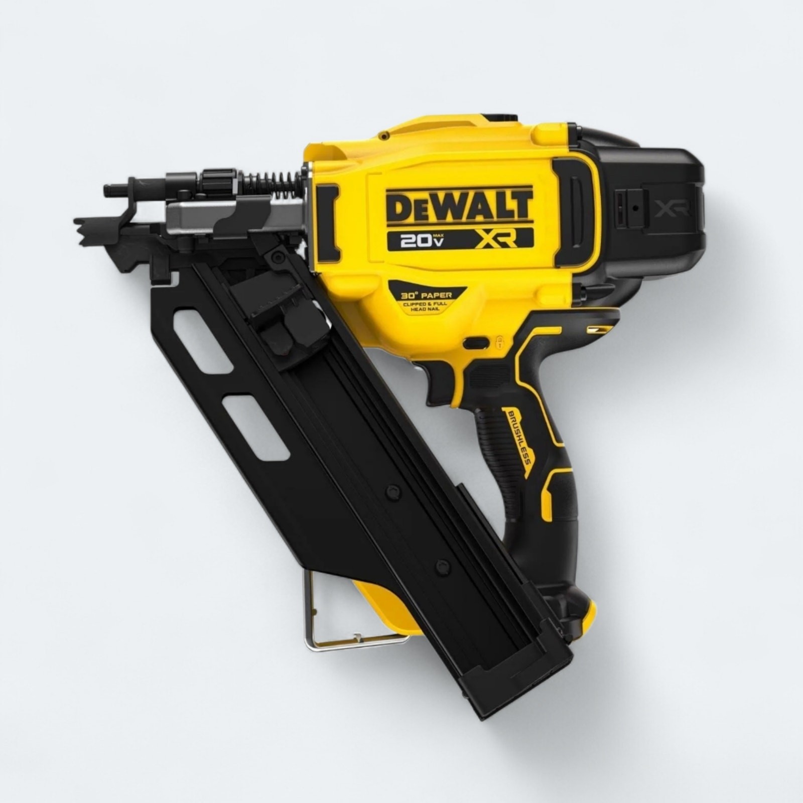 DEWALT 20V MAX XR Brushless 30-Degree Paper Collated Framing Nailer (Tool Only)