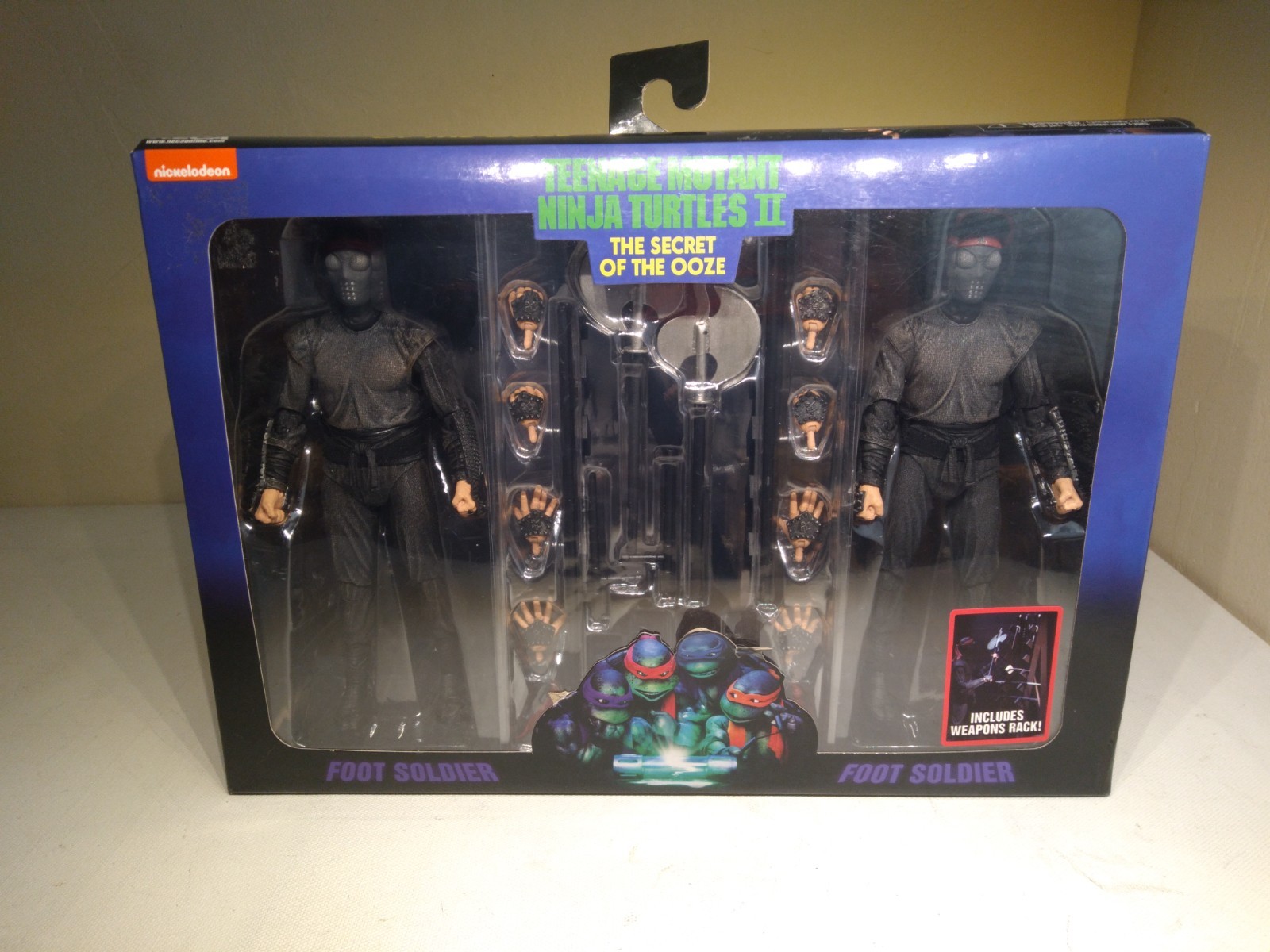 NECA Teenage Mutant Ninja Turtles 2 The Secret of the Ooze Action Figure - Pack of 2