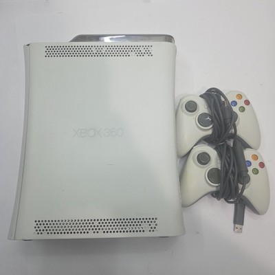 Xbox 360 Console Kinect Bundle 2 Wired Controllers HDD 10 Games Tested Working