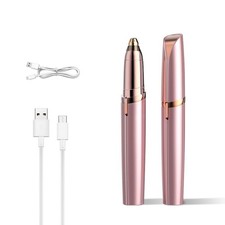 Eyebrow Hair Remover Women's Electric Razor Instant and Painless Rose Gold