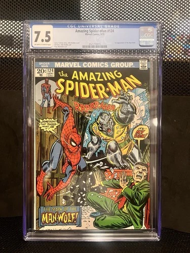 The Amazing Spider-Man #124 (Marvel Comics September 1973) CGC 7.5