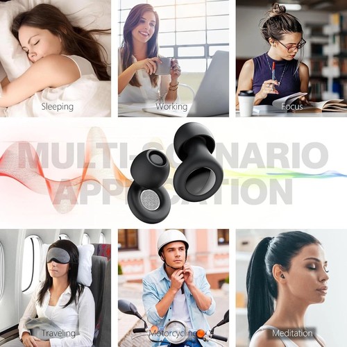 Ohrstöpsel zum Schlafen Noise Cancelling Ohrstöpsel 45Db Rauschunterdrückung Silikon C - Bild 3 von 7